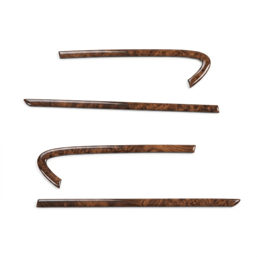 BMW M3 E36 Sedan Interior Side Panels Wooden Trims Set of 4