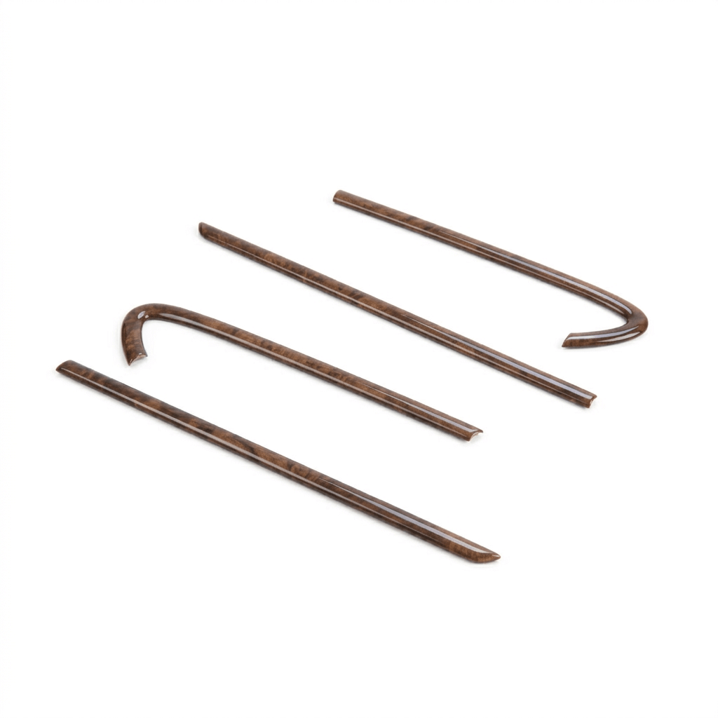 BMW M3 E36 Sedan Interior Side Panels Wooden Trims Set of 4 — view 2