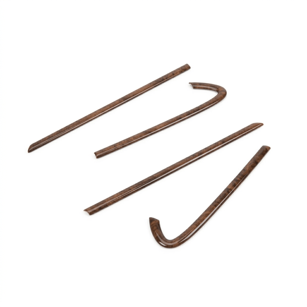 BMW M3 E36 Sedan Interior Side Panels Wooden Trims Set of 4 — view 4
