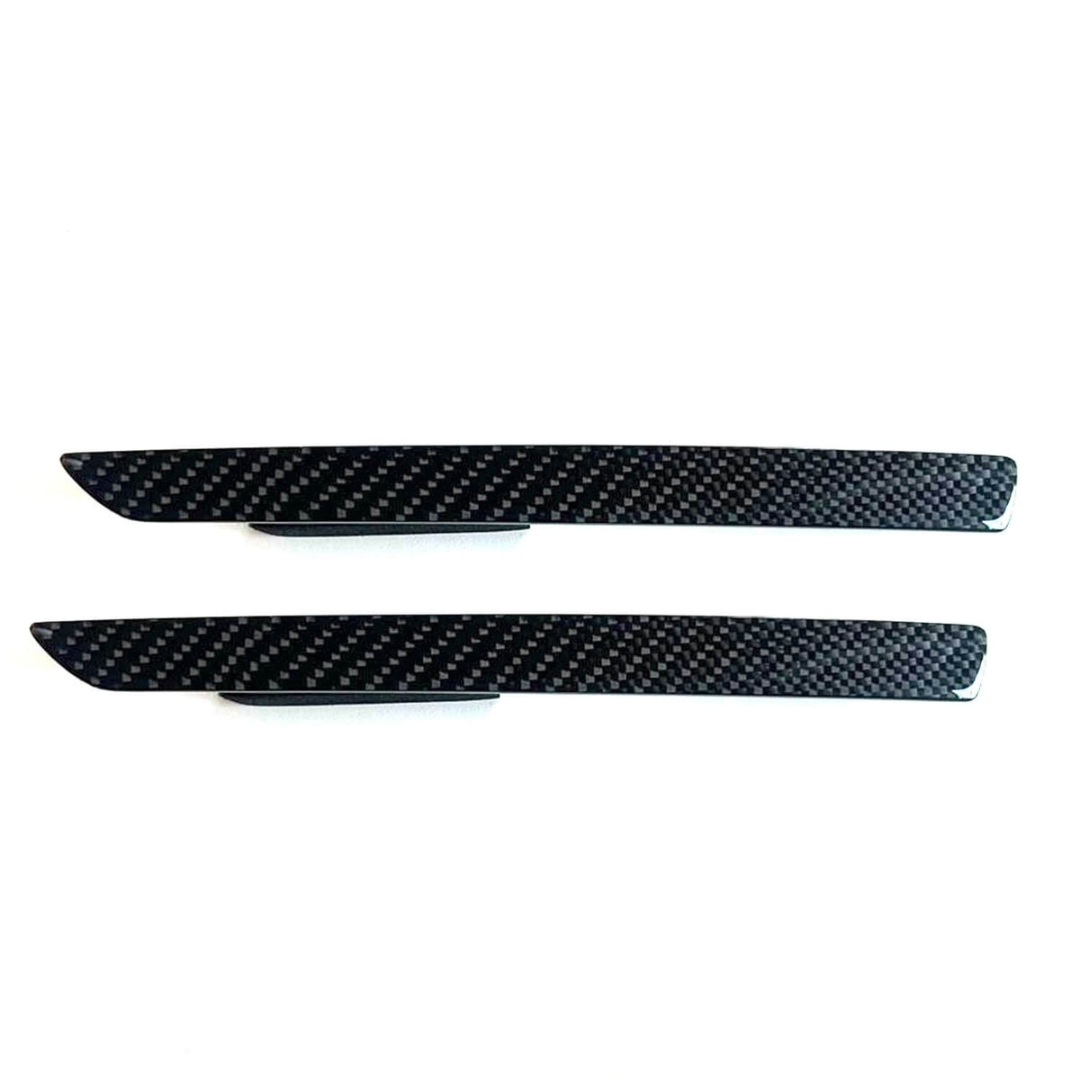 BMW M3 M4 F80 F82 F83 Rear Bumper Reflectors Custom Carbon Fiber Replacement Pair (63147848583 & 63147848584)