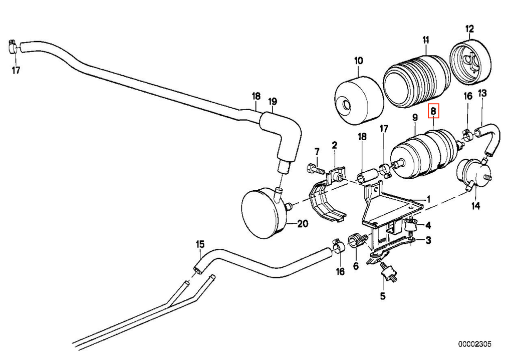 BMW Porsche Vw 3-bar Electric Fuel Pump (16121115862) — view 8