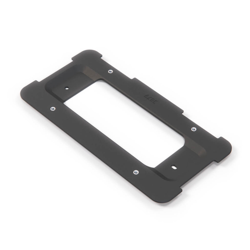 BMW Rear License Plate Universal Mount Frame Holder Black — view 2