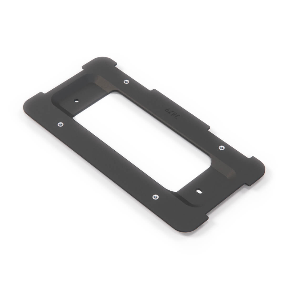 BMW Rear License Plate Universal Mount Frame Holder Black — view 2