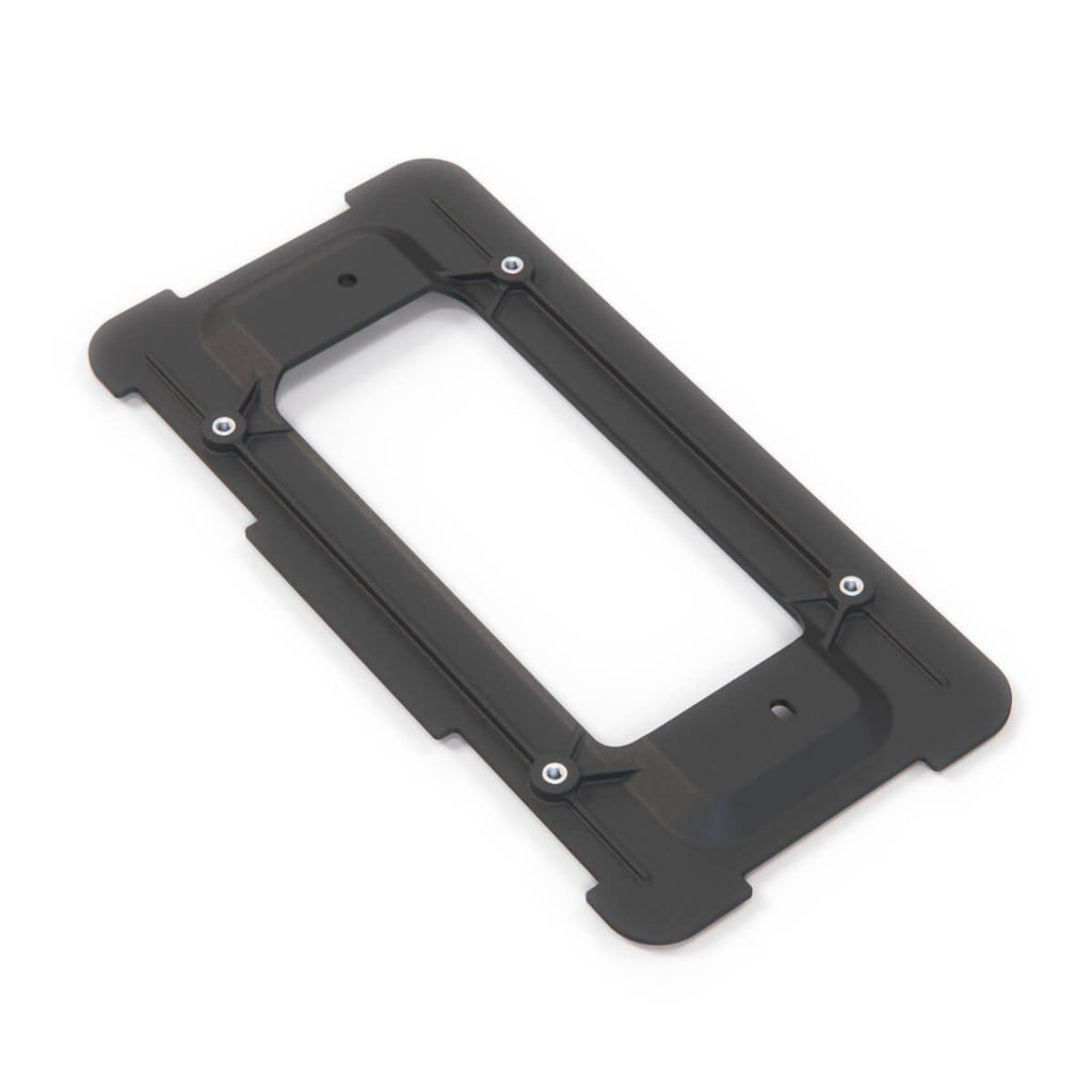 BMW Rear License Plate Universal Mount Frame Holder Black — view 3