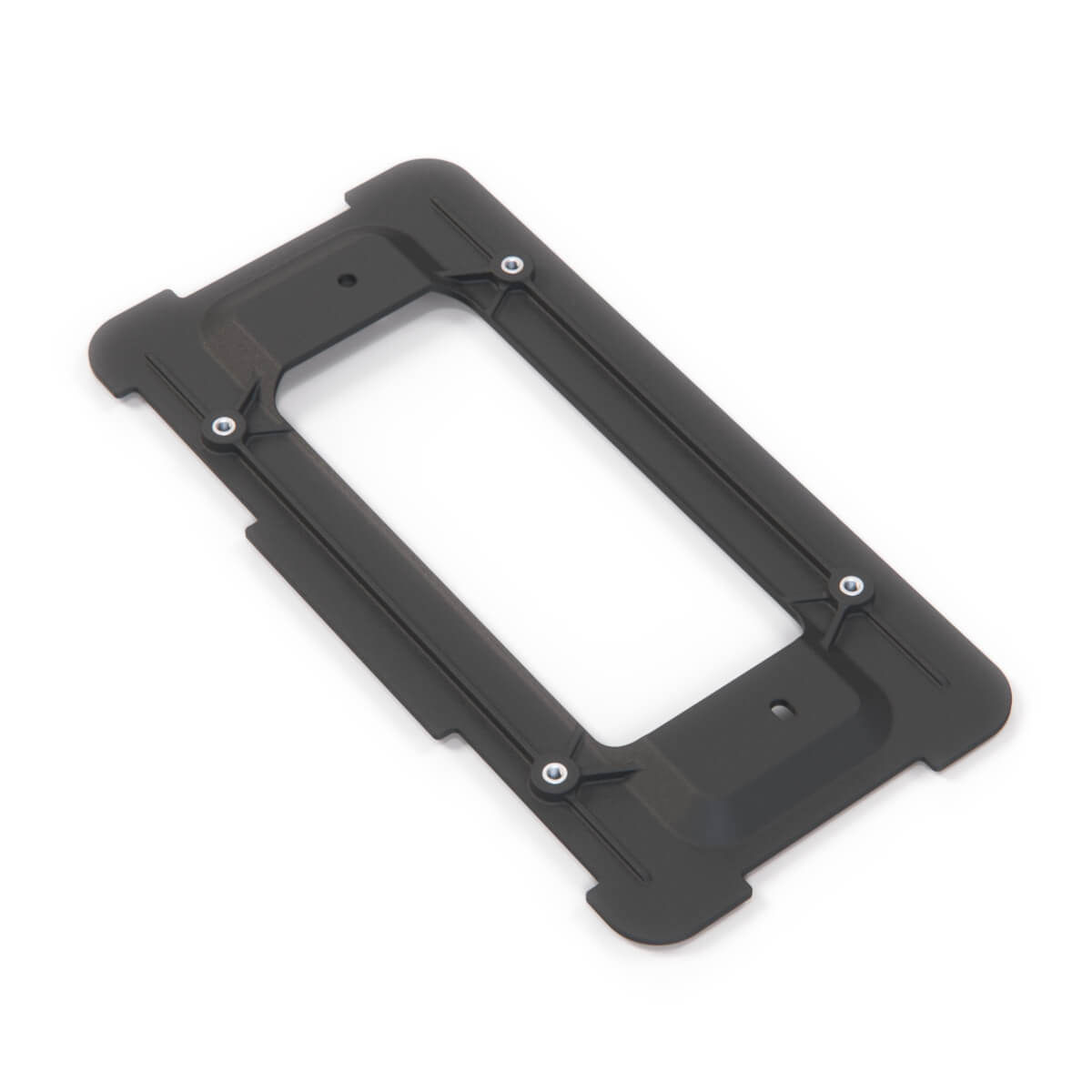 BMW Rear License Plate Universal Mount Frame Holder Black — view 3