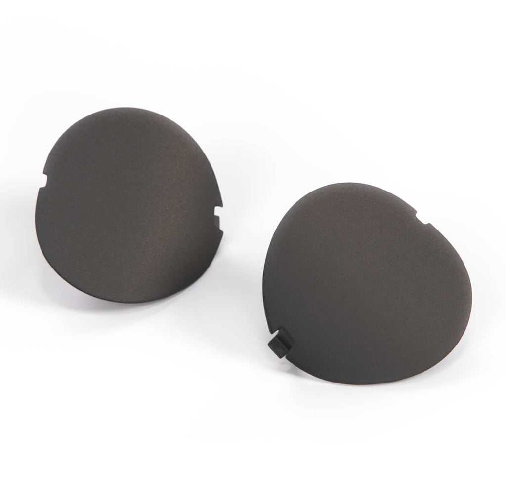 BMW L320 L322 X5 Mirror Button Cover Caps Set of 2 Black (51167110993) — view 3