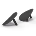 BMW L320 L322 X5 Mirror Button Cover Caps Set of 2 Black (51167110993)