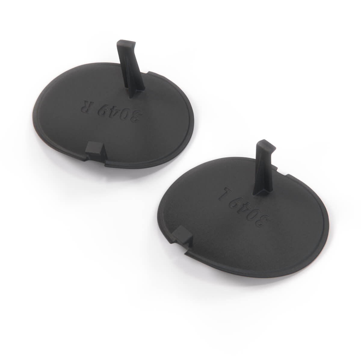 BMW L320 L322 X5 Mirror Button Cover Caps Set of 2 Black (51167110993) — view 4