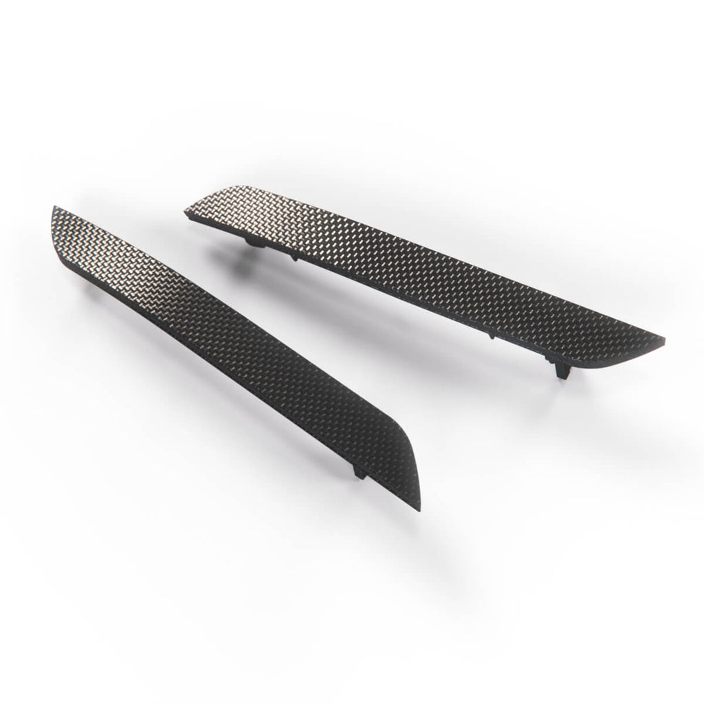 BMW E71 X6 Bumper Side Reflectors Custom Carbon Fiber Replacement Pair &