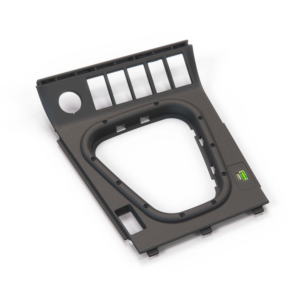 BMW Z3 Centre Console Switch Blank with USB Charger — view 4