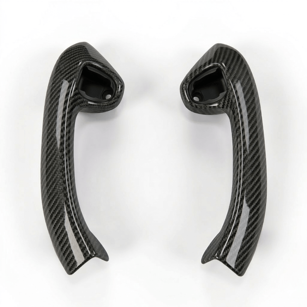 BMW Z3 E36 Carbon Fibre Inner Door Panel Grab Handle Set of 2 (51418398733 / 51418398734 / 51418398735 / 51418398736)