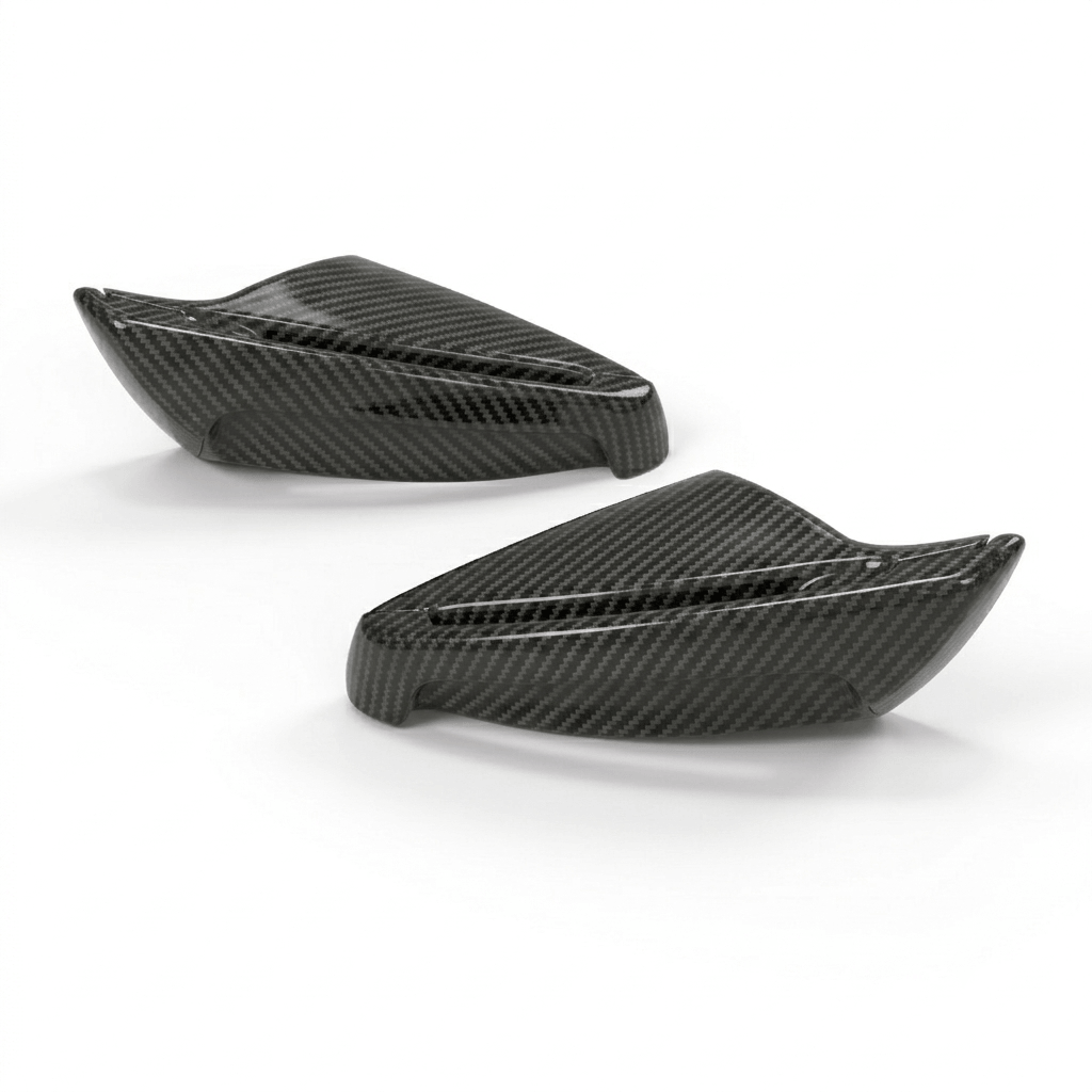 BMW Z4 E85 / E86 Carbon Fibre Seat Belt Deflector Guide Loop Set 52107053931 + 72117130831 / 52107053932 + (72117130832) — view 3