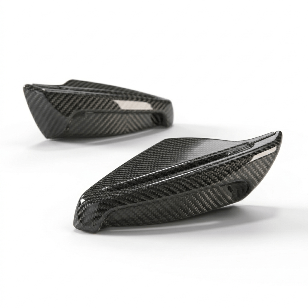 BMW Z4 E85 / E86 Carbon Fibre Seat Belt Deflector Guide Loop Set 52107053931 + 72117130831 / 52107053932 + (72117130832) — view 4