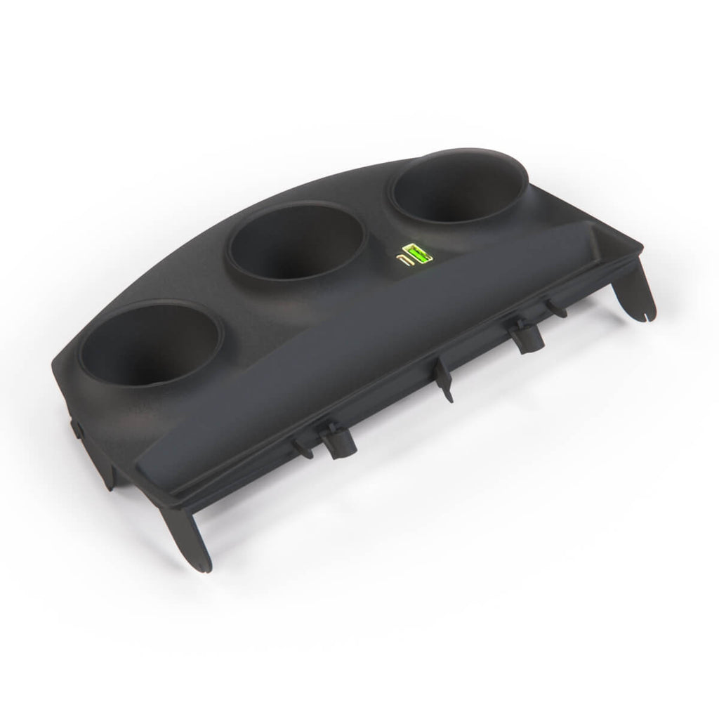 BMW Z4 E85 / E86 Centre Console Ashtray Panel Additional Gauges Setup 3 Versions Black (51167037227) — view 5