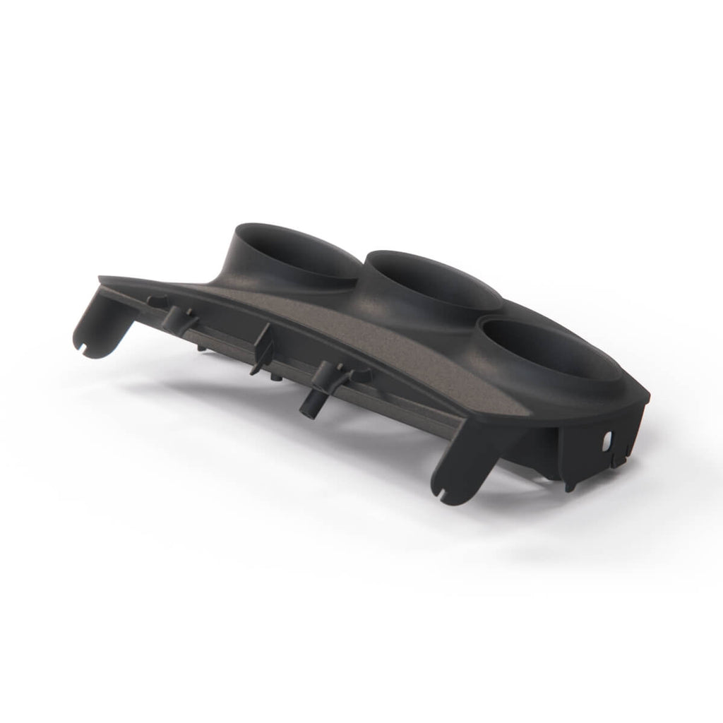 BMW Z4 E85 / E86 Centre Console Driver-Facing Additional Gauges Setup 3 Versions LHD or RHD Black (51167037227) — view 3