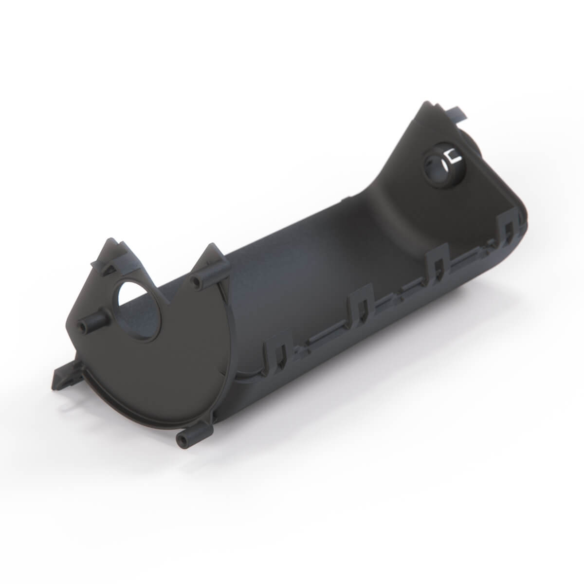 BMW Z4 E85 / E86 CID Central Information Display Top Frame Back Housing Bracket Black 65509137034 / 65509169175 / 88 311 343 — view 4