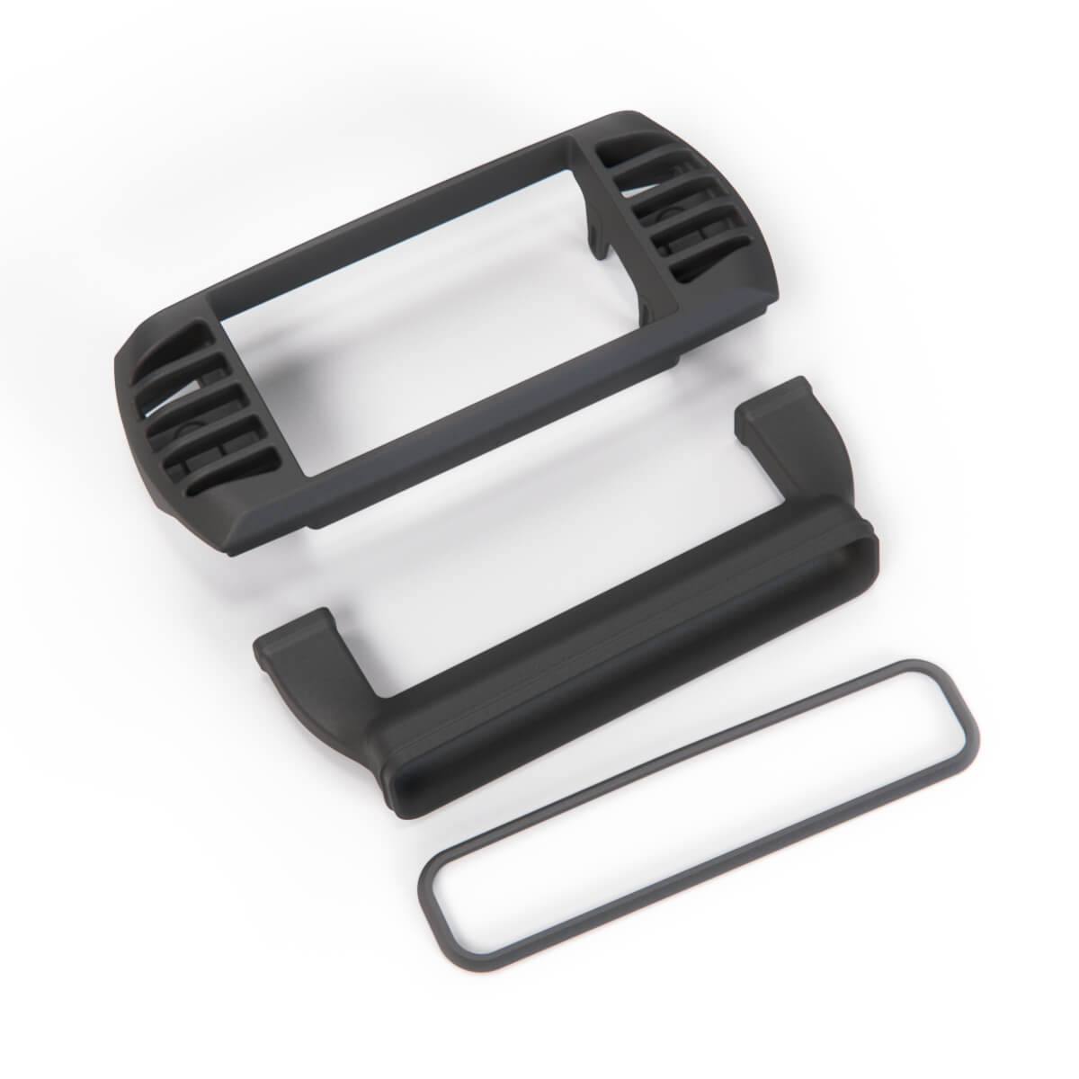 BMW Z4 E85 / E86 Custom 2DIN Radio Frame with Functional Air Vent Panel Black — view 5