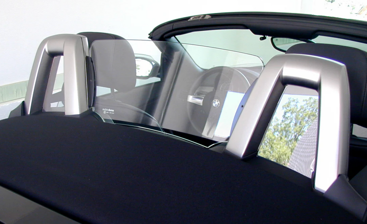 BMW Z4 Roadster E85 Windshot Wind Deflector Black (54347117746) — view 2