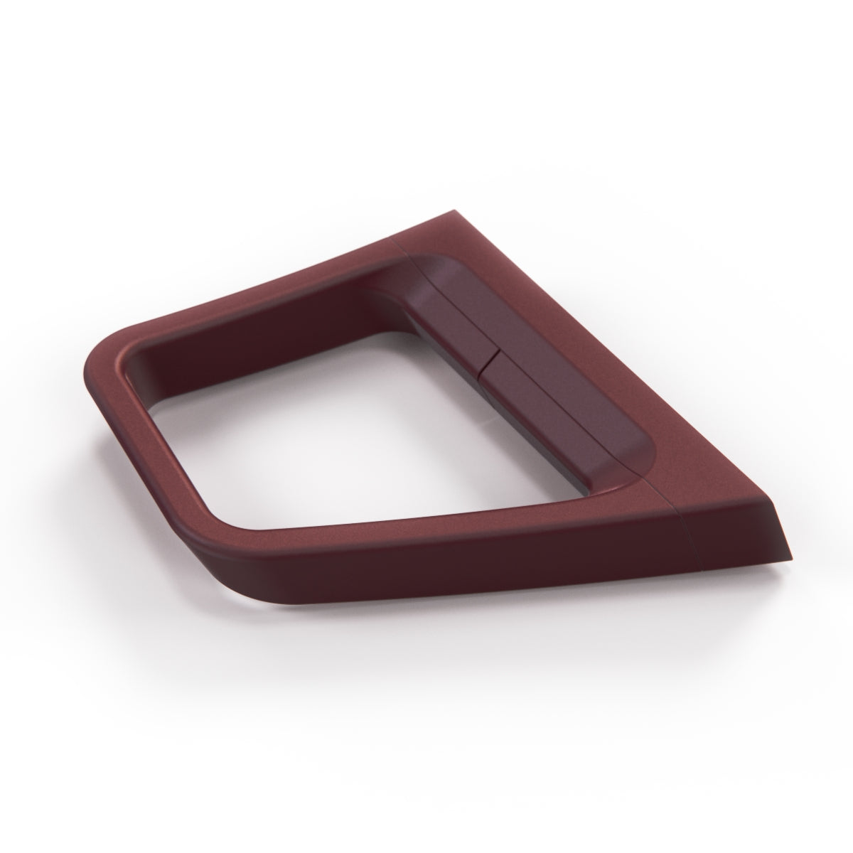 Cadillac Allanté Seat Belt Loop Base and Guide Maroon Left or Right — view 3