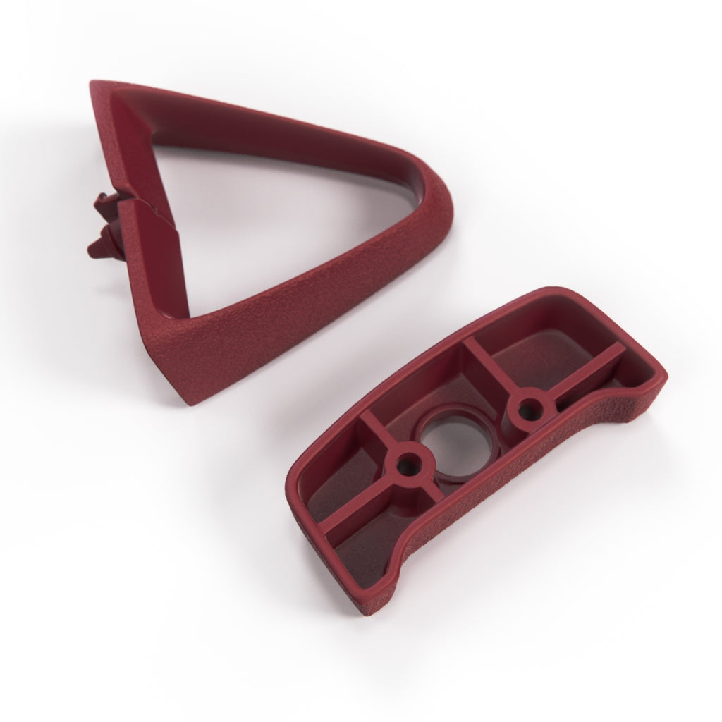 Chevrolet Camaro/Firebird Front Seat Belt Guide Mount & Bracket Triangle Left or Right (9730224 & 9736538)