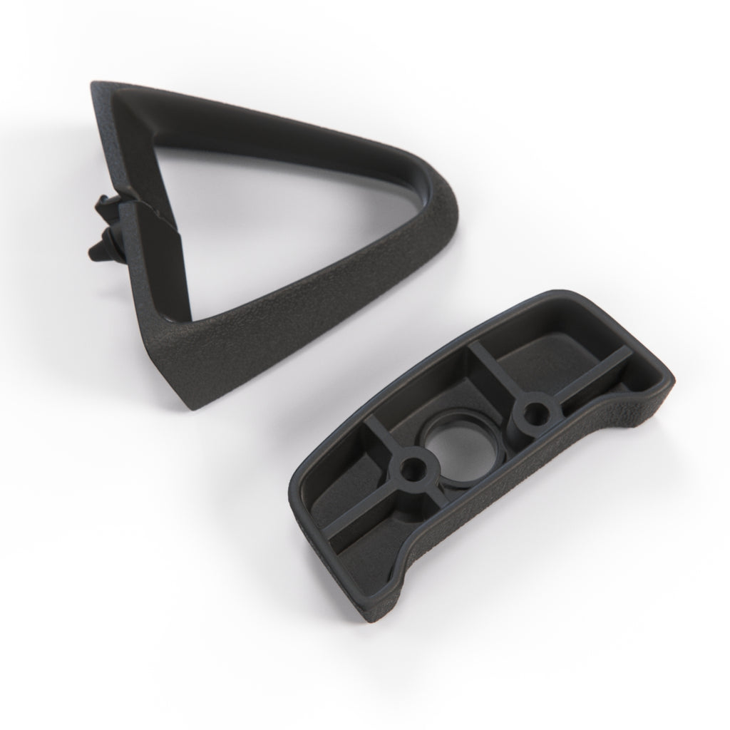 Chevrolet Camaro/Firebird Front Seat Belt Guide Mount & Bracket Triangle Left or Right (9730224 & 9736538) — view 4