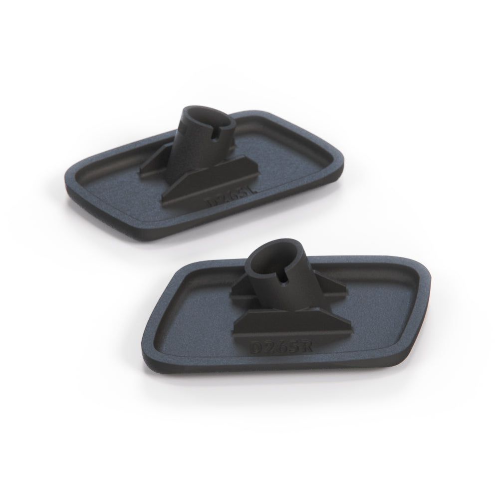 Chevrolet Captiva Headlight Washer Cap Cover Pair Left and Right Primed or Black (96627018) — view 3
