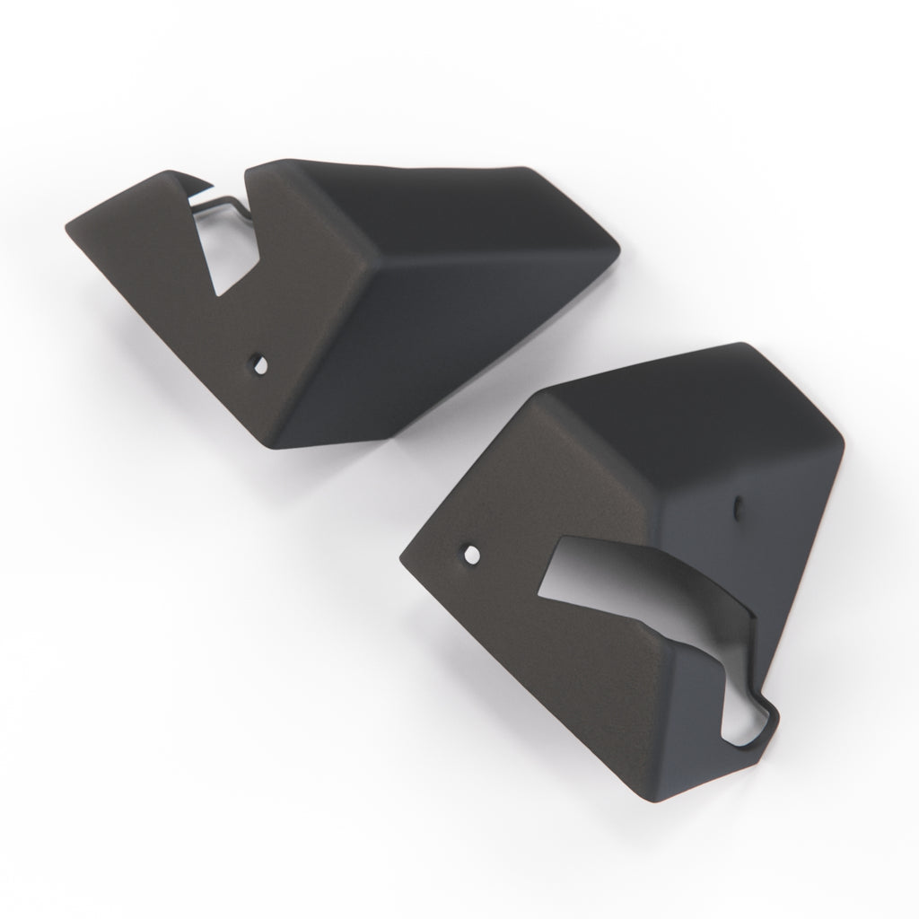 Chevrolet Corvette C4 Targa Top Storage Bracket Cover Black (14051101 & 14051102) — view 2