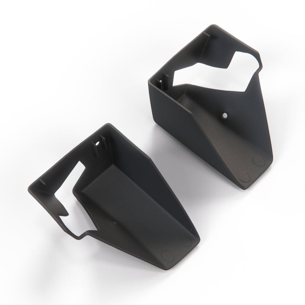 Chevrolet Corvette C4 Targa Top Storage Bracket Cover Black (14051101 & 14051102) — view 3