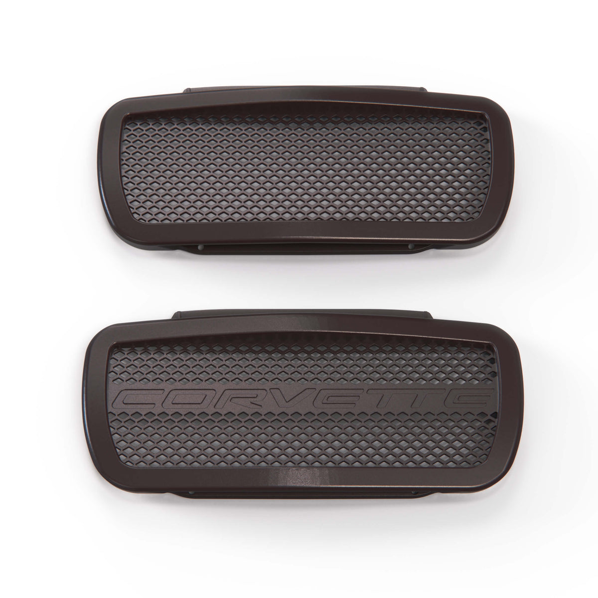 Chevrolet Corvette C5 Front Bumper License Plate Cansel Intake Grille Trim Plate 2 Versions Black / Primed (10288540) — view 3