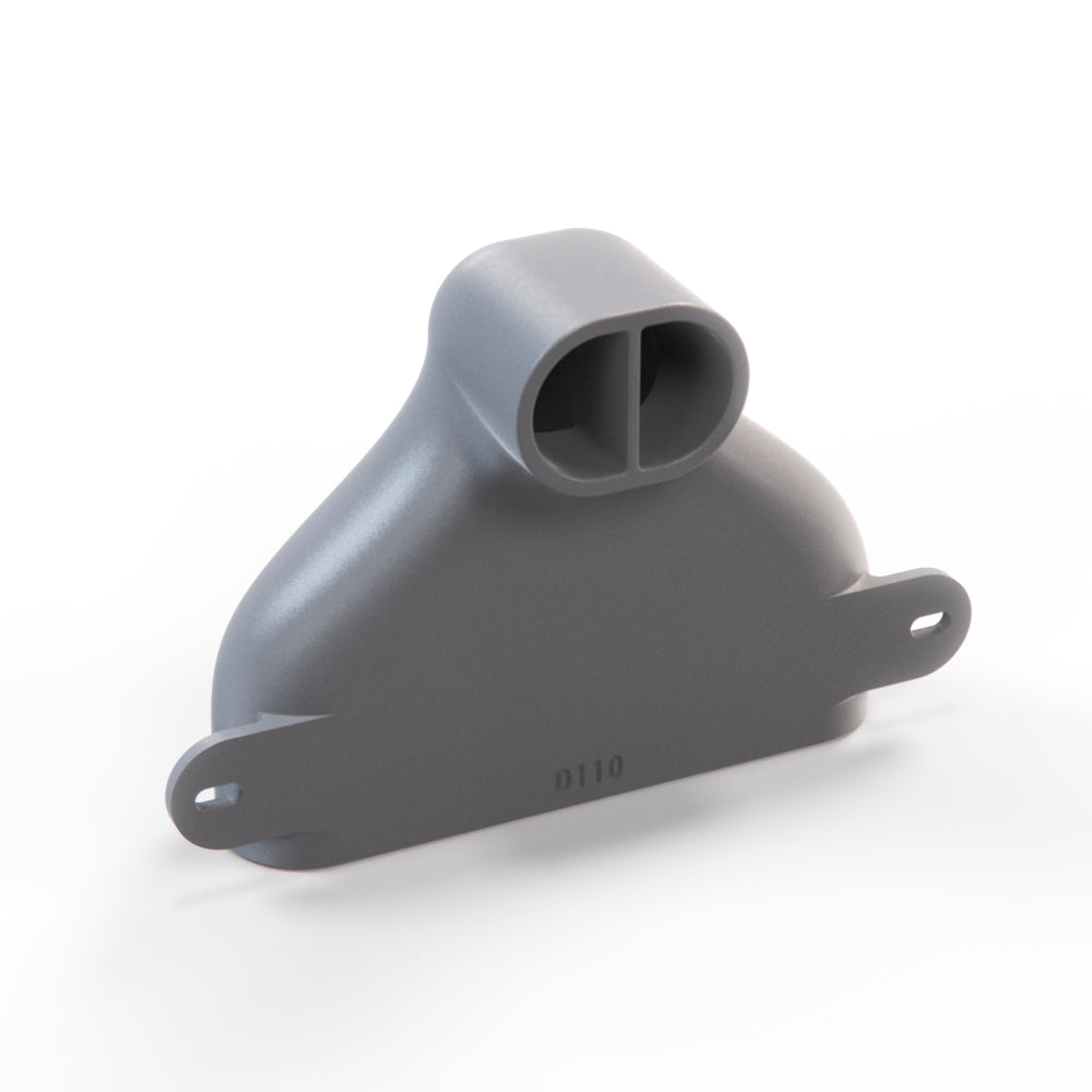 Chevrolet Impala 3rd Generation Air Vent Duct Adapter Driver/Passenger Side Primed — view 3