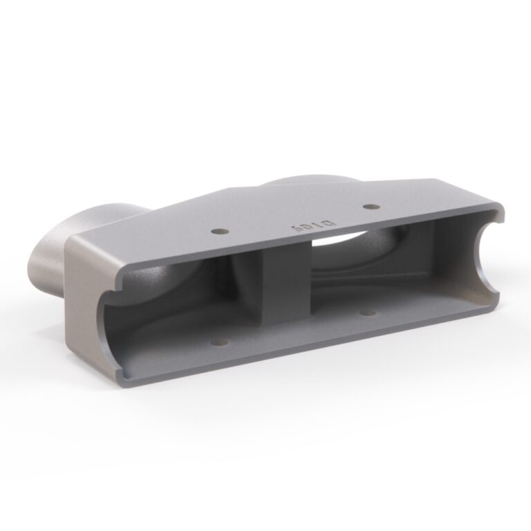Chevrolet Impala 3rd Generation Center Air Vent Duct Adapter Primed — view 3