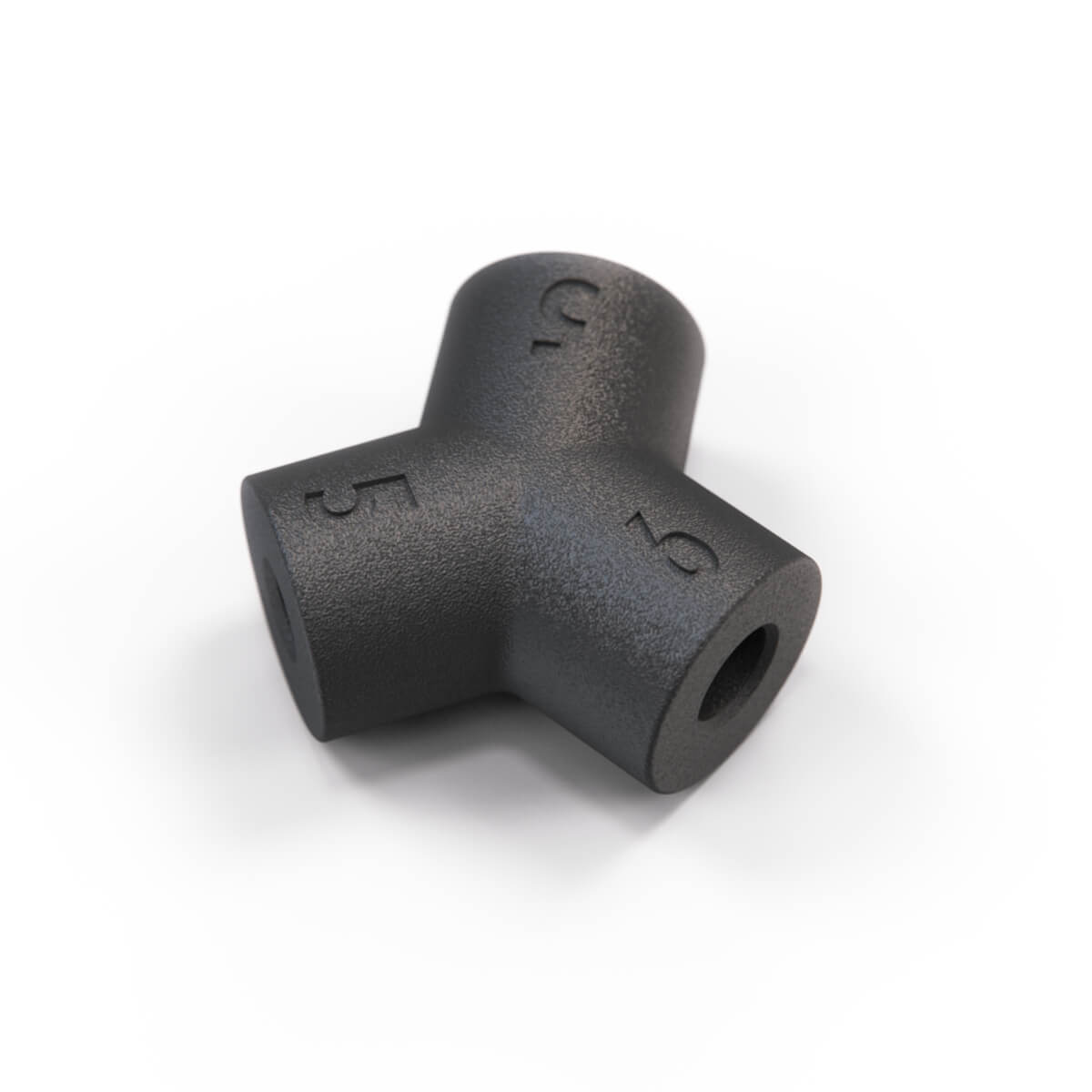 Citroen Citroën Xantia Phase II LHM Hydraulic System Fluid Y-Pipe 3-Way Orange Return 5/6mm Connector Black / Orange (5280E2) — view 2