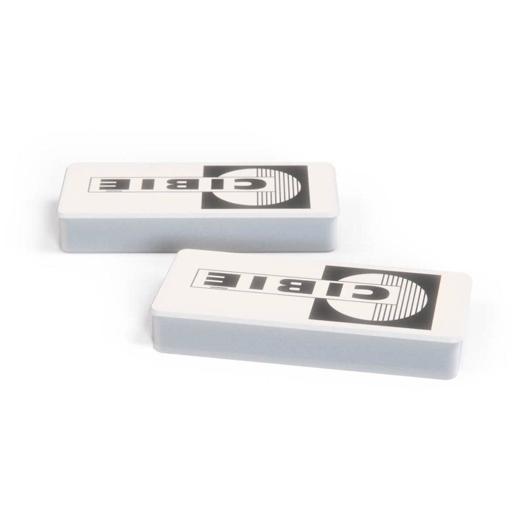 Citroen ZX Peugeot 106 306 Renault Fuego R11 Fase I R5 Fase I Seat Ibiza SXI Simca CIBIE Fog Light Covers Pair White and Black — view 2