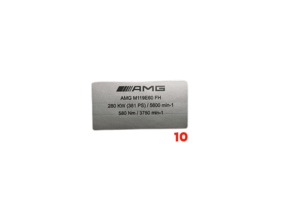 Mercedes AMG Engine Version Designation Decals — view 10
