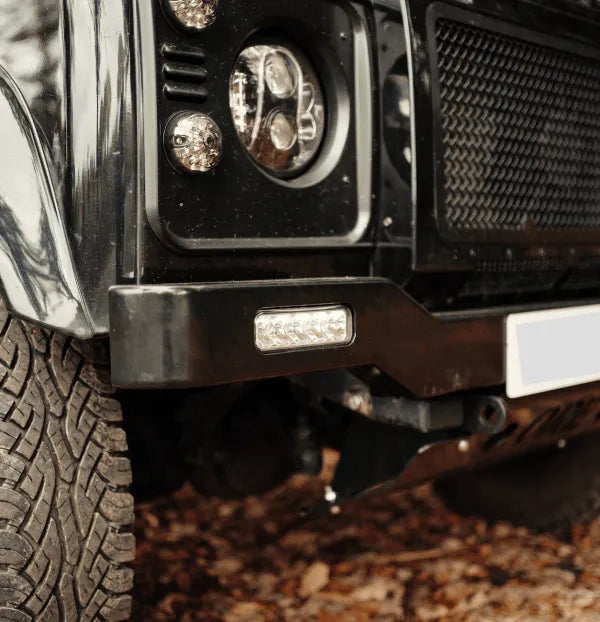 Land Rover Defender Front Bumpers - Customizable with Daytime Running Lights — view 2