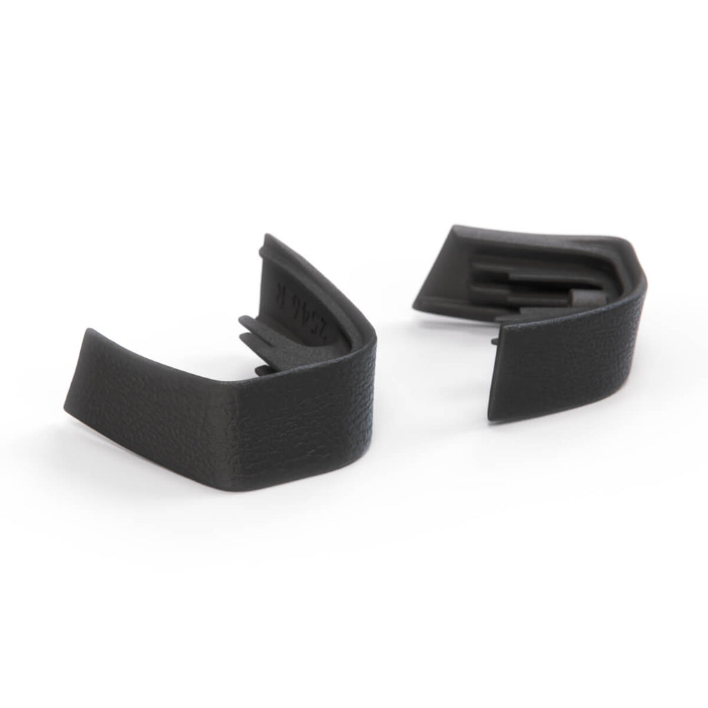Dodge Mitsubishi 3000GT Dashboard Centre Console Screw Covers Set of 2 LHD or RHD Black / Grey (MB970417 / MB970419) — view 2