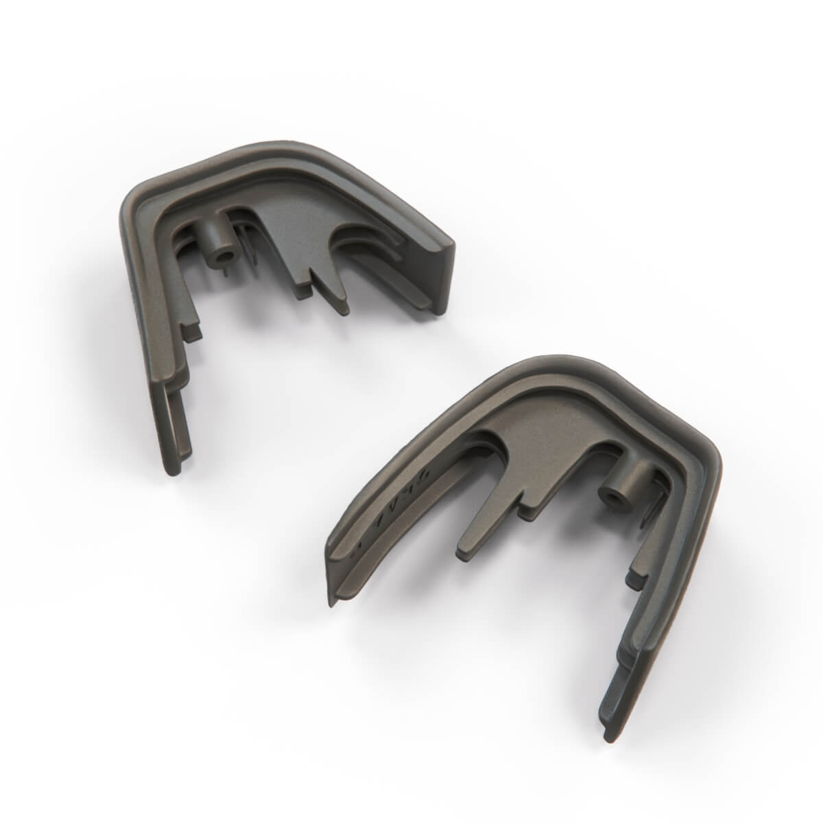 Dodge Mitsubishi 3000GT Dashboard Centre Console Screw Covers Set of 2 LHD or RHD Black / Grey (MB970417 / MB970419) — view 4