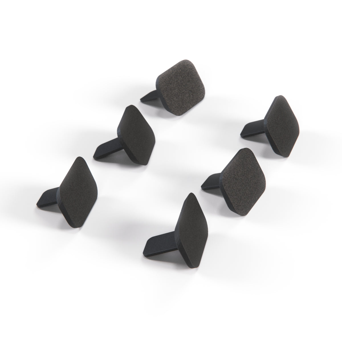 BMW E39 Touring Trunk Lid Trim Panel Clips Set Of 6 (3 Left And 3 Right) Black 51498217213 & 51498217214 — view 3
