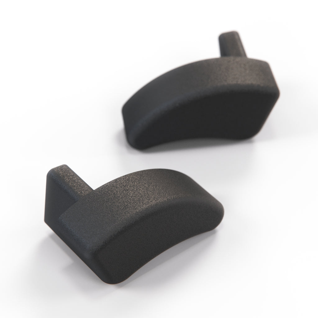 Ferrari F40 208 288 308 328 365 512 Bb Seat Regulator Knob Black Set of 2 (40124604) — view 2