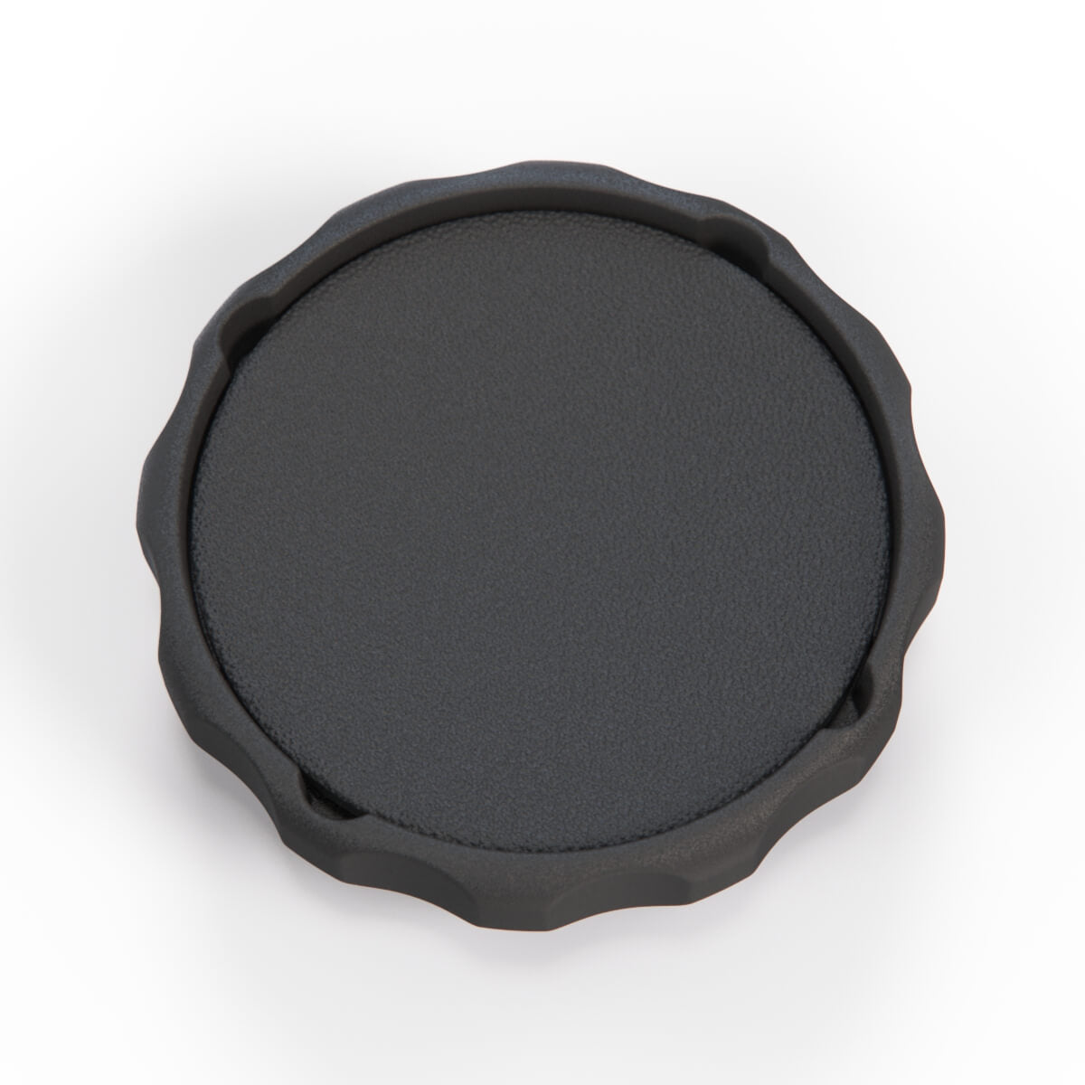 Ferrari F40 208 288 308 328 365 512 Bb Seat Regulator Wheel Knob with Cap Black — view 3
