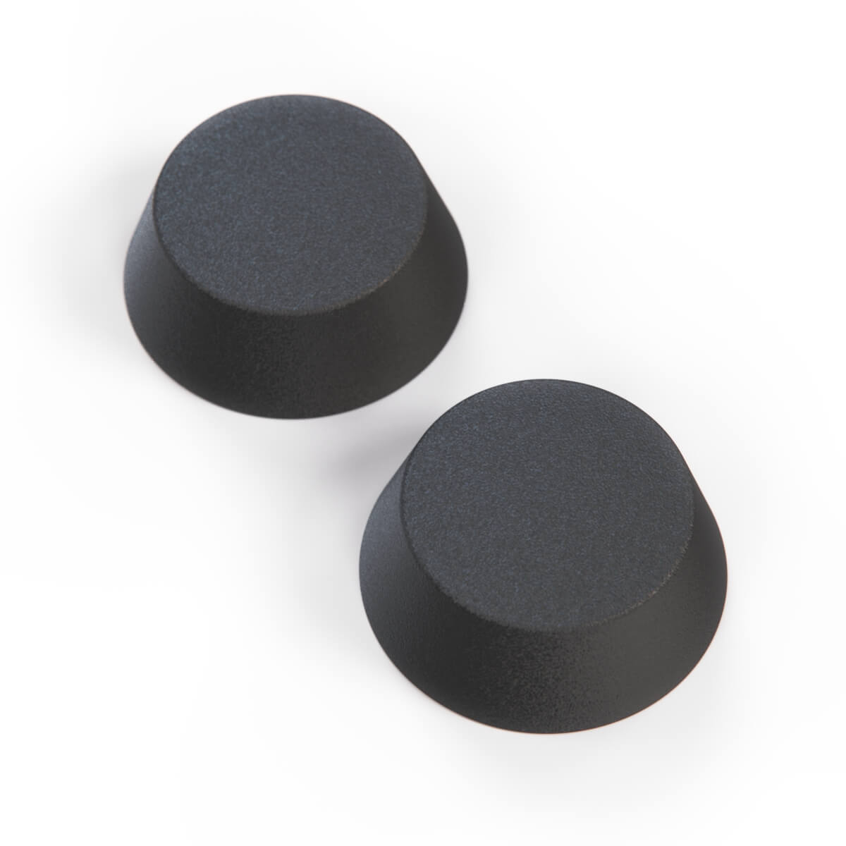 Ferrari 208 288 308 328 512 400 412 Seatbelt Lower Mount Bolt Covers Set of 2 Black — view 3