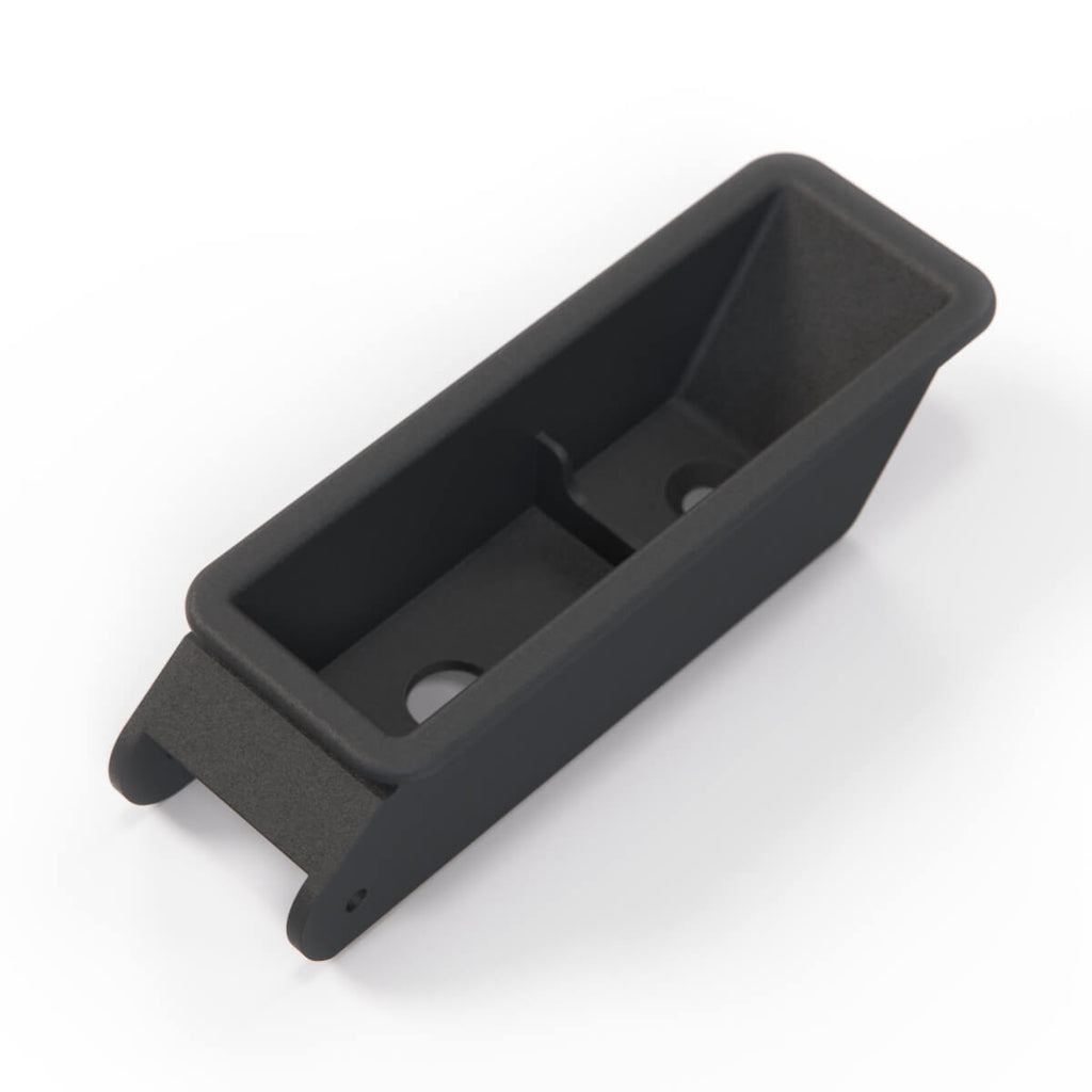 Ferrari 208 308 328 512 Testarossa Hood and Trunk Release Handle Surround Black — view 3