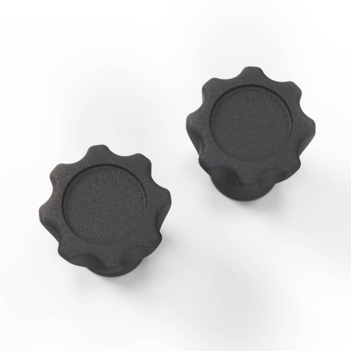 Ferrari 208 288 308 328 512 Bb Seat Offset Adjustment Lever Set of 2 Black (60147600) — view 3