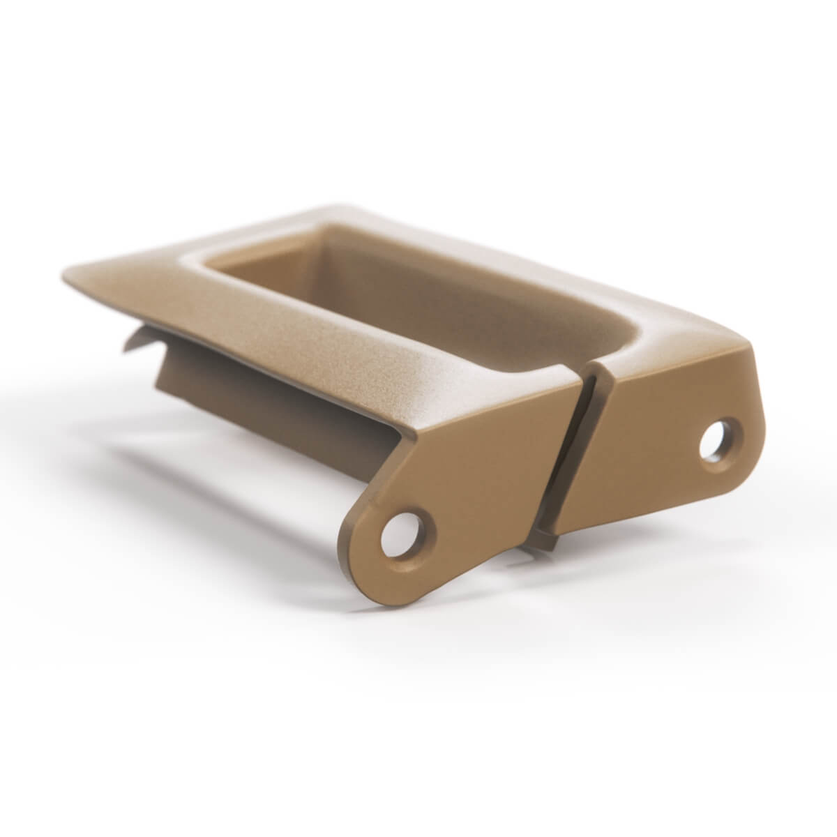Fiat 124 Spider Rear Seat Belt Guide Left or Right Black or Beige — view 2