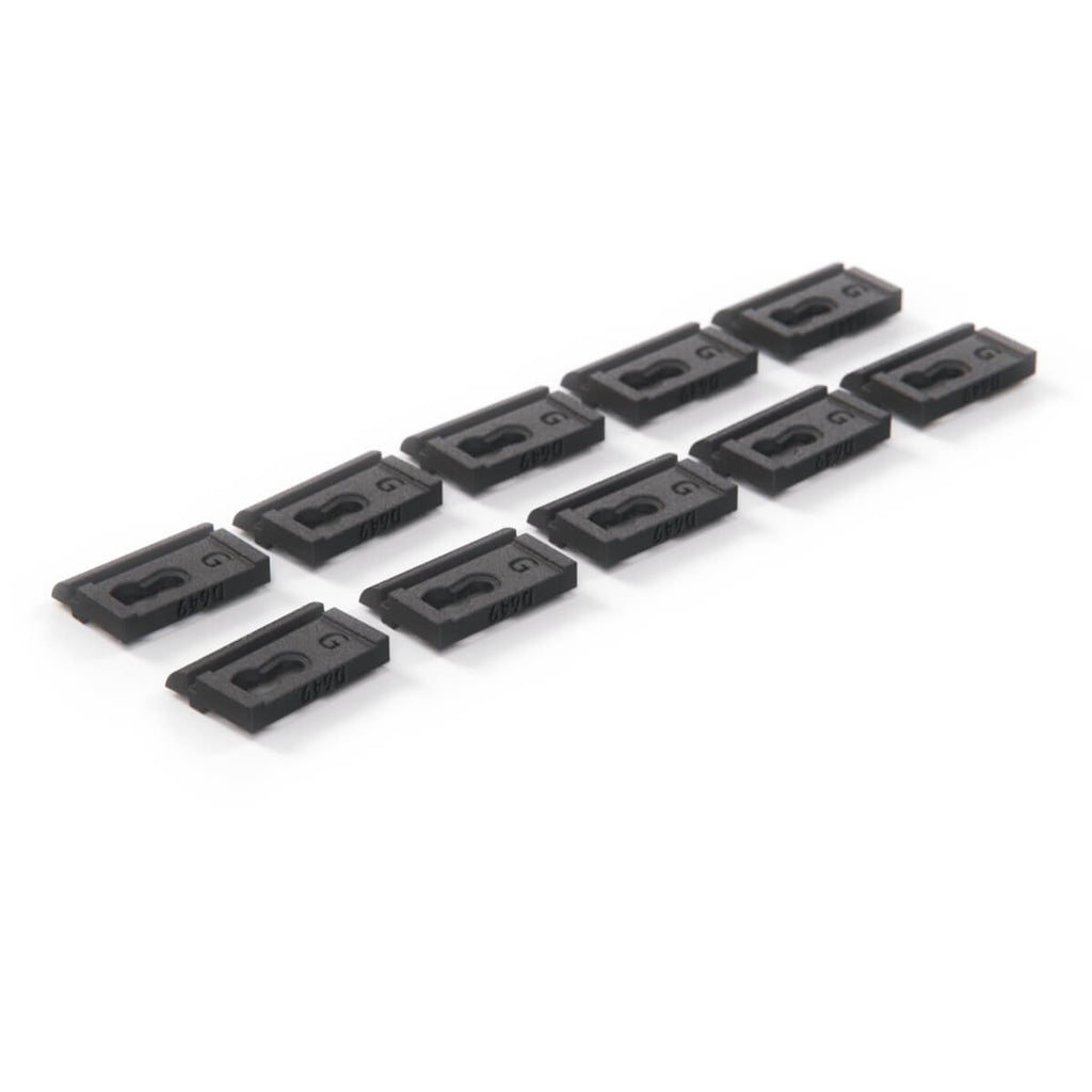 Fiat 124 Sport Coupe Front and Rear Windshield Trim Clip Set of 10 Black (4164595) — view 5