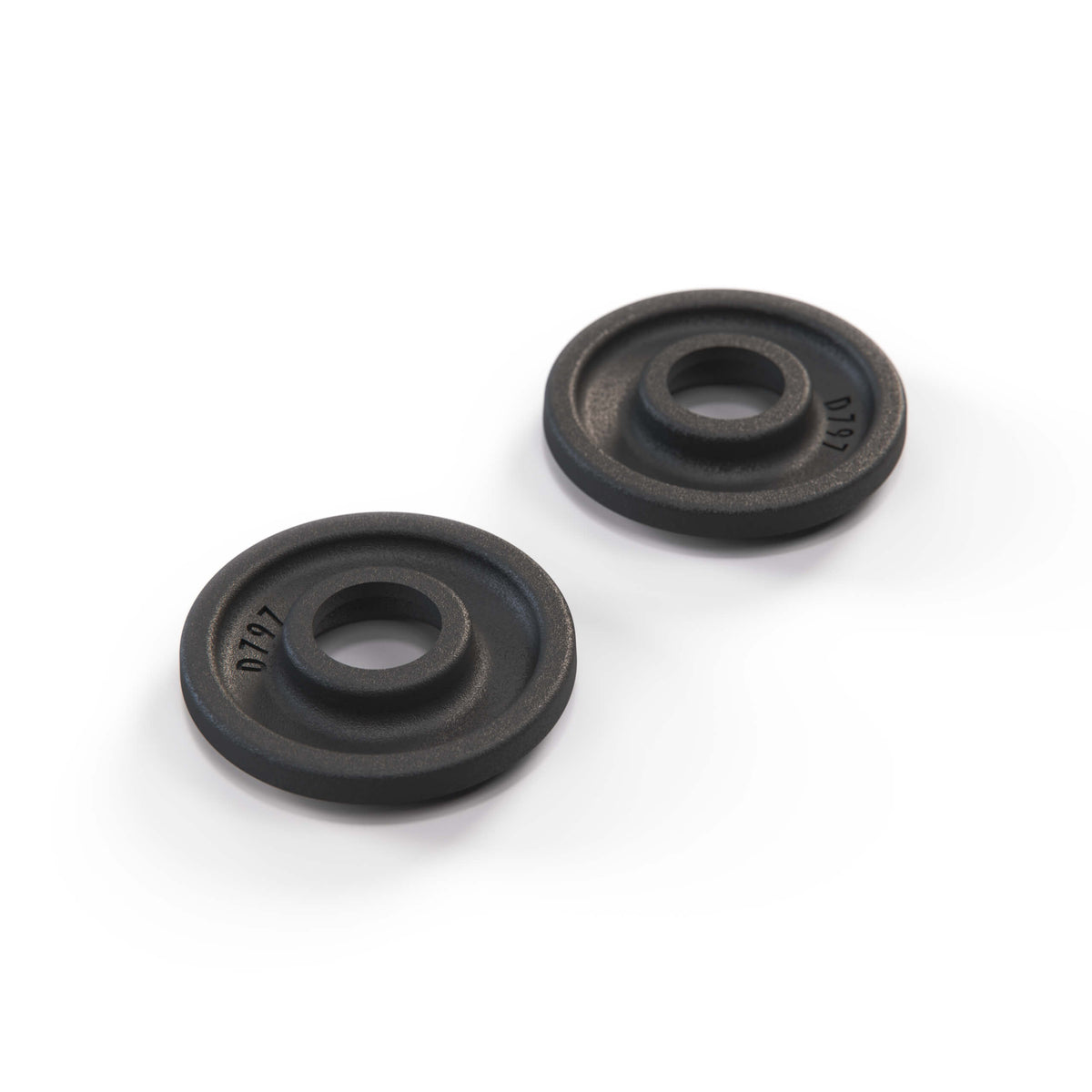Fiat 124 Sport Coupe Seat 124 Sport Coupe 1600 1800 Door Opening Lever Trim Ring Set of 2 Black (4166627) — view 3