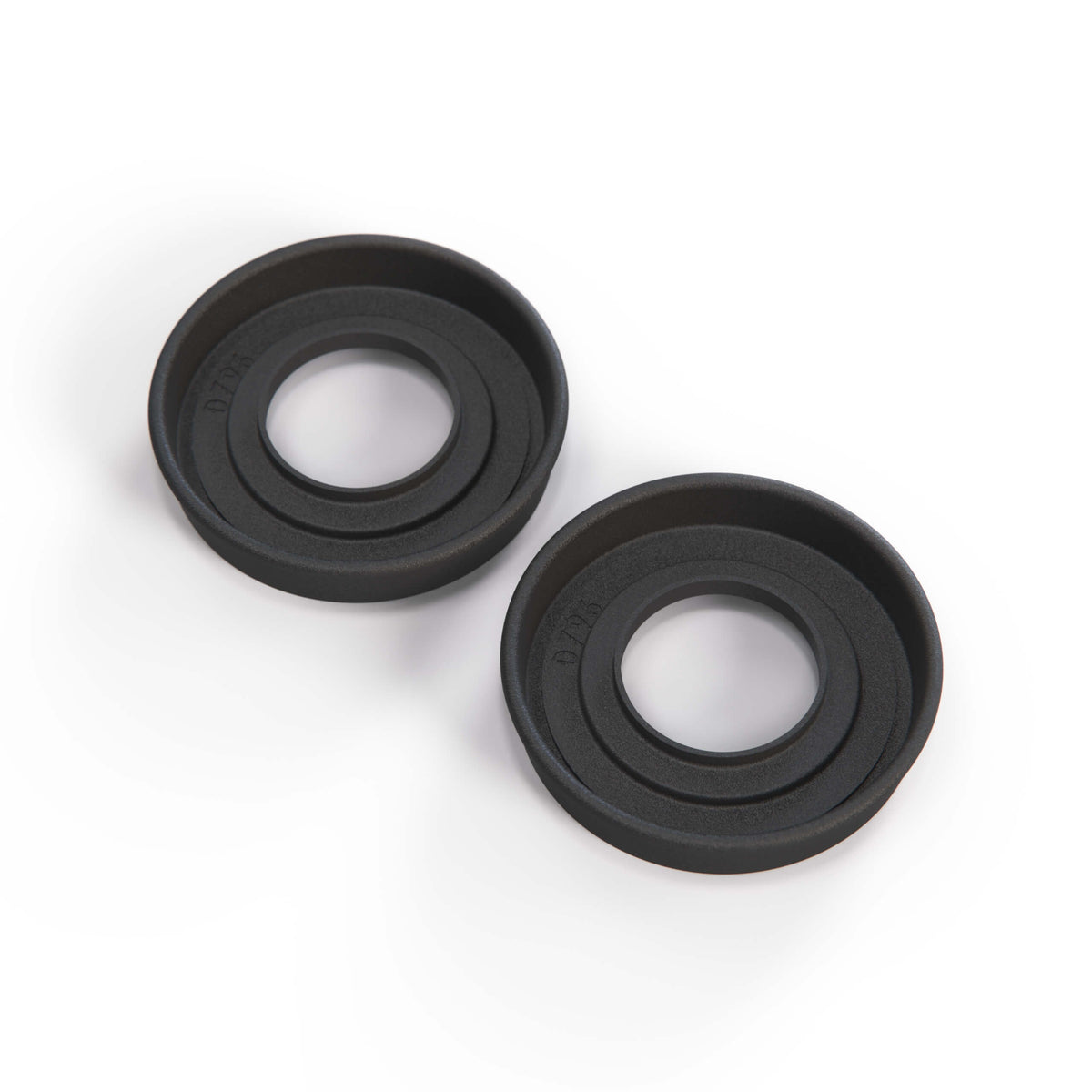 Fiat 124 Sport Coupe Seat 124 Sport Coupe 1600 1800 Door Window Crank Handle Trim Ring Set of 2 Black (4163562) — view 3