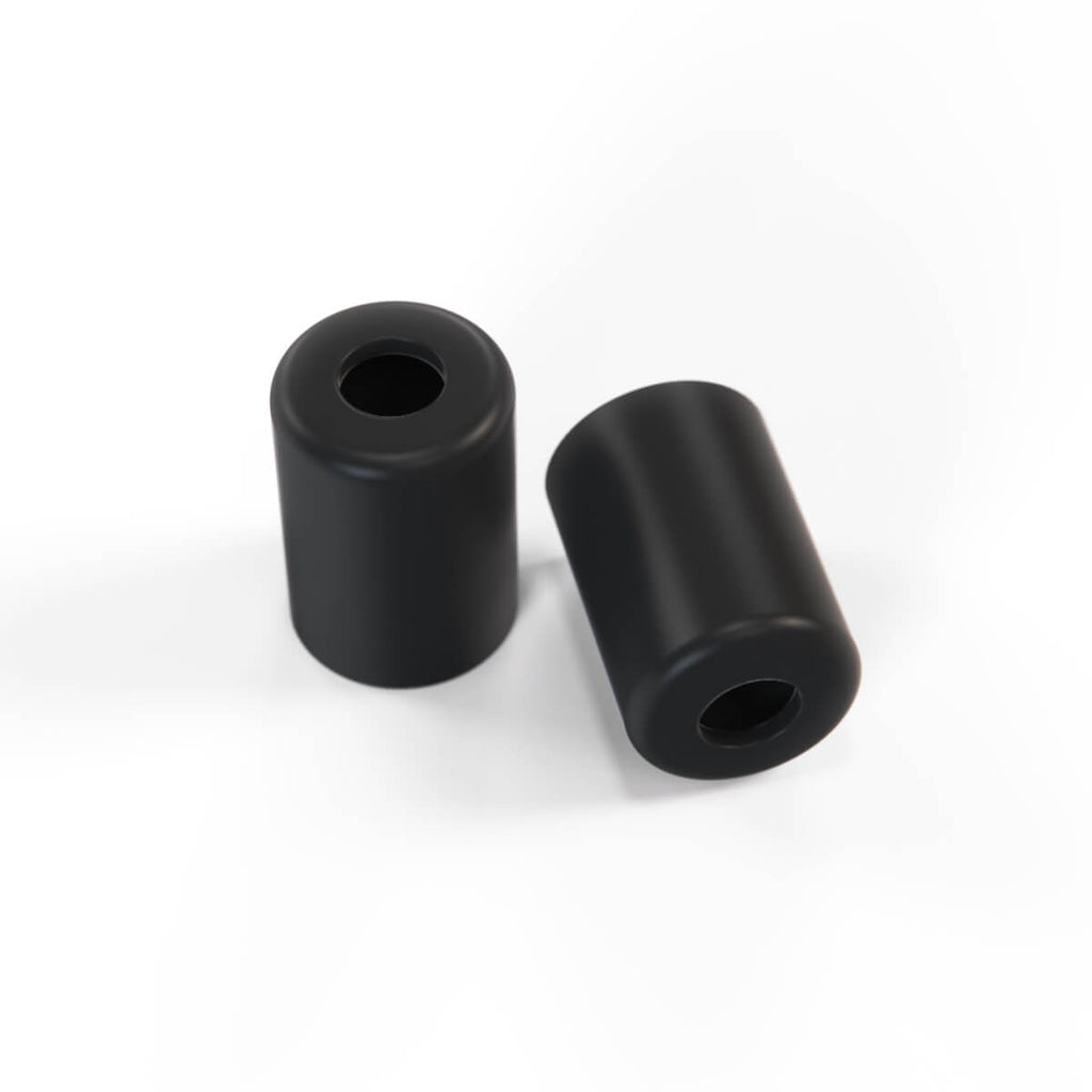 Fiat 124 Sport Coupe Seat 124 Sport Coupe Front Seat Stopper Bushing Cap Set of 2 Black