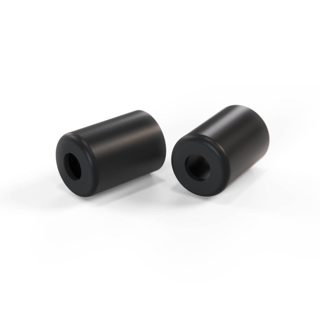 Fiat 124 Sport Coupe Seat 124 Sport Coupe Front Seat Stopper Bushing Cap Set of 2 Black — view 2