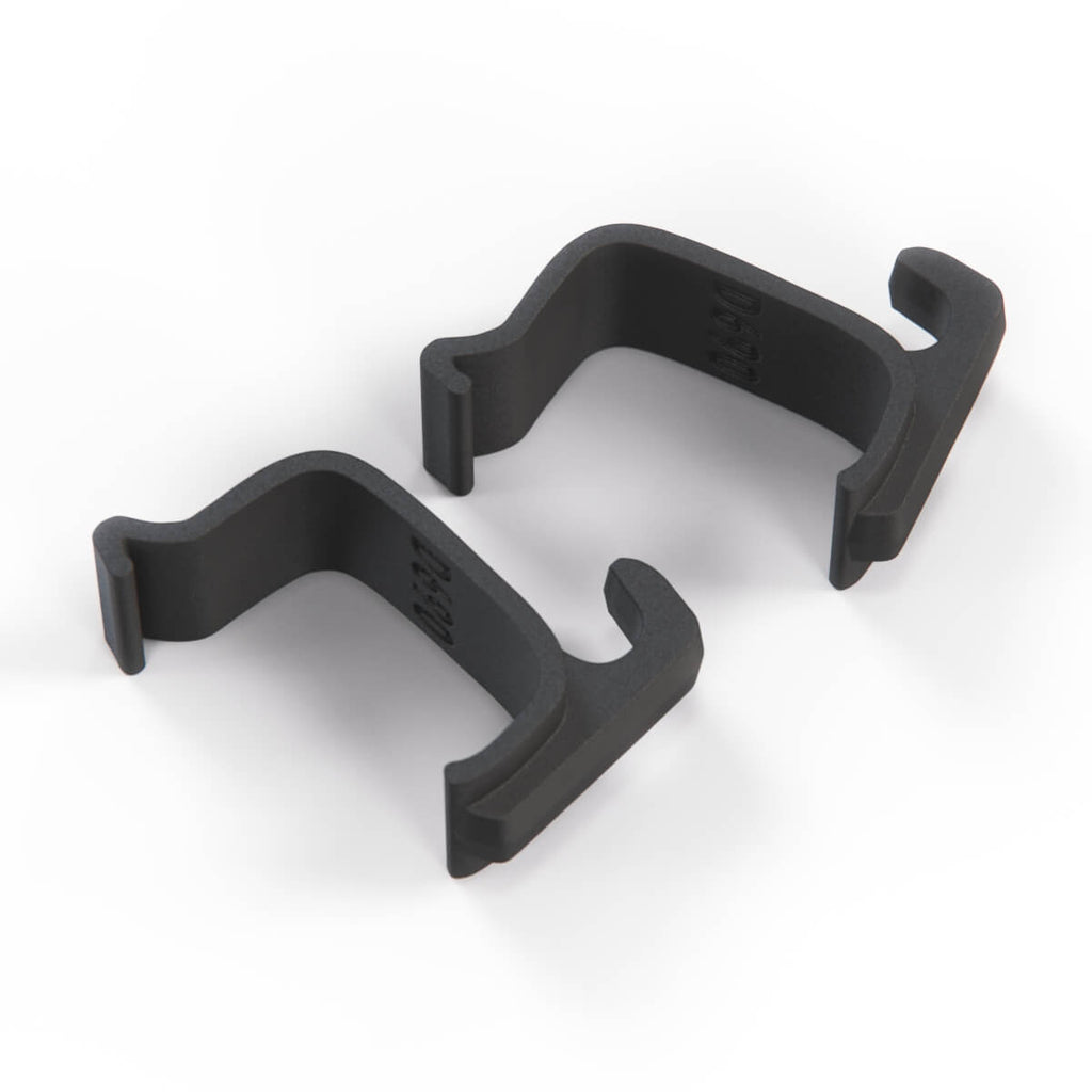 Fiat 126P Accessory Clothes Hanger Clip Set of 2 Black — view 3